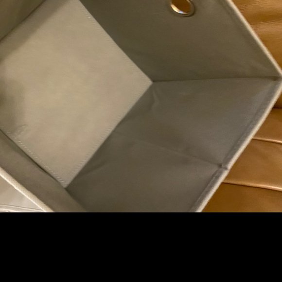 3 11″ Fabric Cube Storage Bin GRAY Room Essentials - Picture 4 of 4